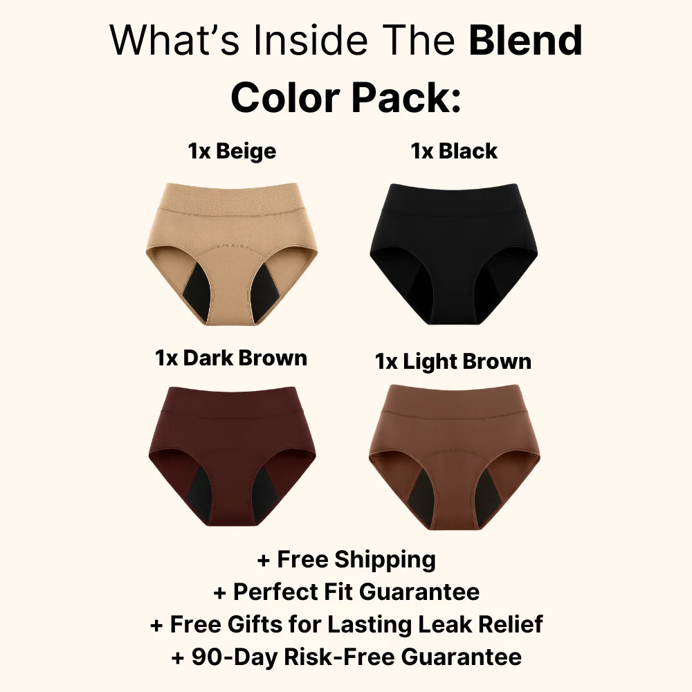 💖🌸Last Day 50% OFF|LBMLBM™  100% Leak-Proof Underwear 4-pack